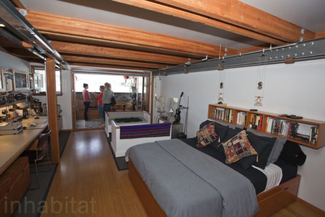 David Spurgeon, Sausalito, houseboat, Liberty Dock, Marin Home Tours, Marin County
