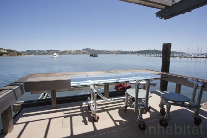 David Spurgeon, Sausalito, houseboat, Liberty Dock, Marin Home Tours, Marin County