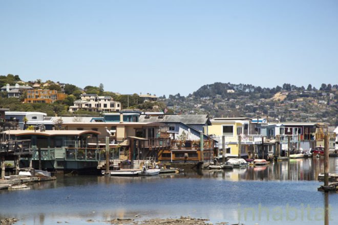 David Spurgeon, Sausalito, houseboat, Liberty Dock, Marin Home Tours, Marin County
