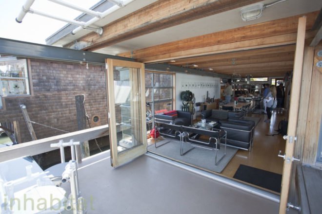 David Spurgeon, Sausalito, houseboat, Liberty Dock, Marin Home Tours, Marin County