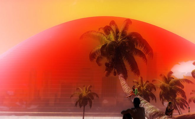 miami sun, visiondivision, bayfront park, florida, solar powered, hotel, casino, water park