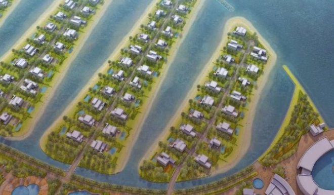 Qatar Oryx Island, Oryx Island, World Cup 2022, artificial island Doha,, World Cup 2022 artificial island, World Cup 2022 Oryx, Barwa Oryx, HOK Architects Persian Gulf, Persian Gulf environmental destruction, ABS Architects Oryx, marine life Arabian Gulf, water issues
