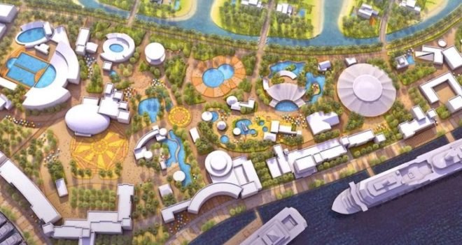 Qatar Oryx Island, Oryx Island, World Cup 2022, artificial island Doha,, World Cup 2022 artificial island, World Cup 2022 Oryx, Barwa Oryx, HOK Architects Persian Gulf, Persian Gulf environmental destruction, ABS Architects Oryx, marine life Arabian Gulf, water issues