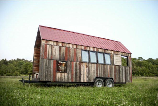pocket shelter, Aaron Maret, tiny home, small space living, sustainable design, green design, house on wheels, handbuilt house, green architecture, sustainable architecture