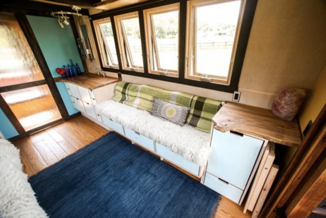 pocket shelter, Aaron Maret, tiny home, small space living, sustainable design, green design, house on wheels, handbuilt house, green architecture, sustainable architecture