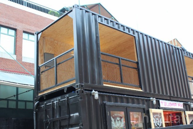 pier 17, howard hughes corp, south street seaport, see change south street seaport, shipping container mall, shipping container restaurant, shipping container retail boutique, shop architects, seaport shipping container mall, smorgasbar
