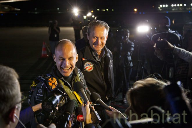 Solar Impulse, Bertrand Piccard, Andre Borschberg, solar airplane, solar plane, Mountain View