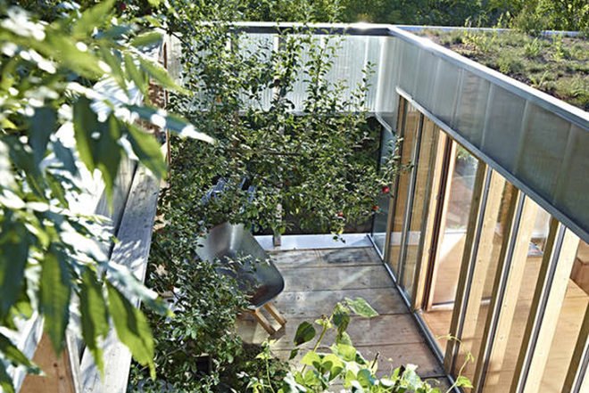 AL1, polycarbonate, translucent, Austria, energy-efficient, open plan, green roof, composite, natural light, Architecture, Daylighting, Green Materials, green Interiors,