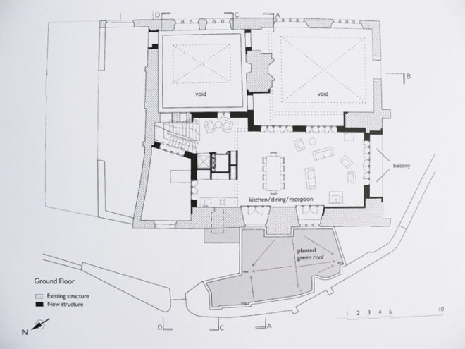 Astley Castle Renovation, Witherford Watson Mann Architects, RIBA 2013 Awards, UK landmarks, green renovation, castle renovation, Landmark Trust UK, UK ancient ruins