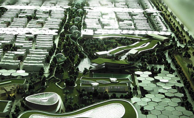 Dubai Sustainable City, Baharash Architecture, Dubai Architecture, architecture competition 2013, sustainable city, Stringa Planning Studio, city master plan, green city