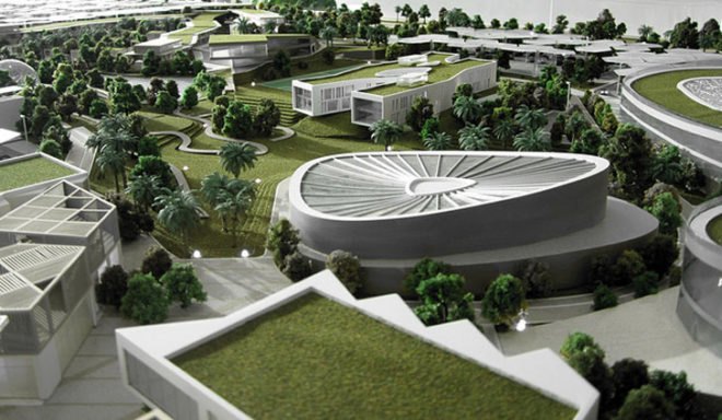 Dubai Sustainable City, Baharash Architecture, Dubai Architecture, architecture competition 2013, sustainable city, Stringa Planning Studio, city master plan, green city