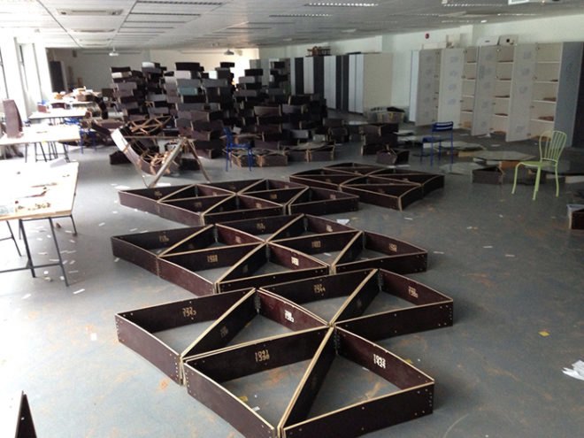 green design, eco design, sustainable design, SUTD, Singapore University of Technology and Design, City Form Lab, recyclable timber, recycled pavilion, prefabricated pavilion