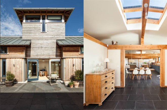 World War II, farmhouse, renovation, adaptive reuse, Airbase, Cameron Scott, Timberdesign, Allies Farmhouse, United Kingdom, England, Essex, passivehaus, carbon neutral, timber frame