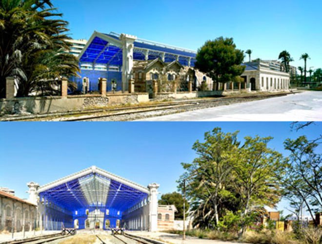Benalúa, Alicante, Spain, Manuel Ocana del Valle, Railroad, renovation, Casa Mediterraneo, Mediterranean, interior, institution