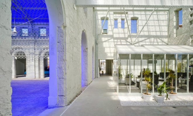 Benalúa, Alicante, Spain, Manuel Ocana del Valle, Railroad, renovation, Casa Mediterraneo, Mediterranean, interior, institution