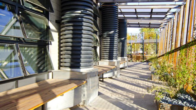 DPR Construction Phoenix Office, dpr construction, net zero energy building, net zero, solar powered office, eco office, phoenix, green office