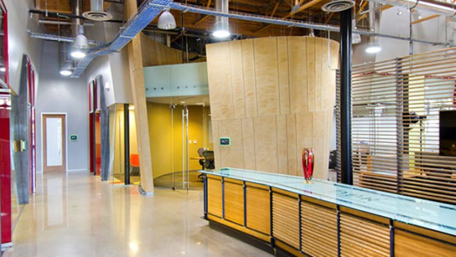 DPR Construction Phoenix Office, dpr construction, net zero energy building, net zero, solar powered office, eco office, phoenix, green office