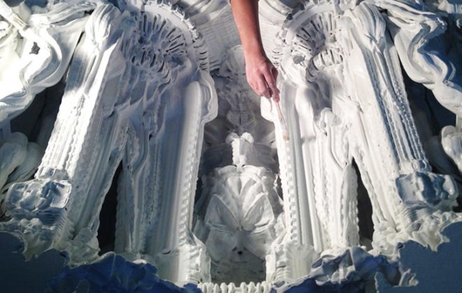 Digital Grotesque, 3D-printed room, 3D printing, Benjamin Dillenburger, Michael Hansmeyer,