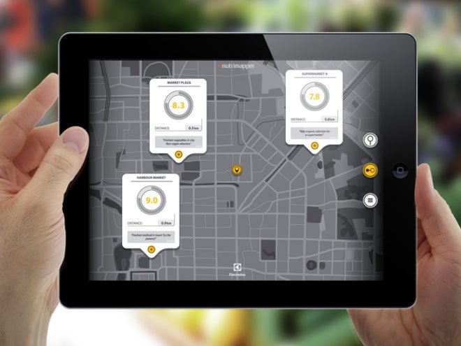 Nutrima, Electrolux Design Lab, Semi-Finalist, Janne Palovuori, Finland Design, Kitchen Scale, Nutrition Value Calculation, Food Freshness, Design for Health, Nutrimapper Mobile App, Food Analysis, Healthy Living