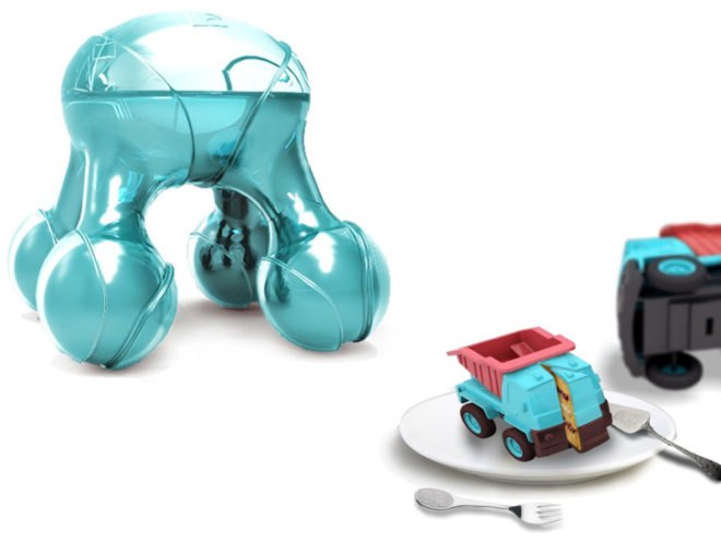 Atomium, Electrolux Design Lab, Luiza Silva, 3D Food Printer, Design for Children, Innovative Design, Innovative Food Creation, Food Innovation, Printing Food, Deconstructed Food Molecules, Food for Children