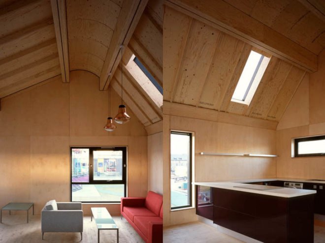 Facit Homes , Facit Homes D-Process, on-site fabrication, prefab housing, prefab plywood, digital fabrication, lego-like building, sustainable buildings, 2013 Index: Awards, green homes, plywood homes