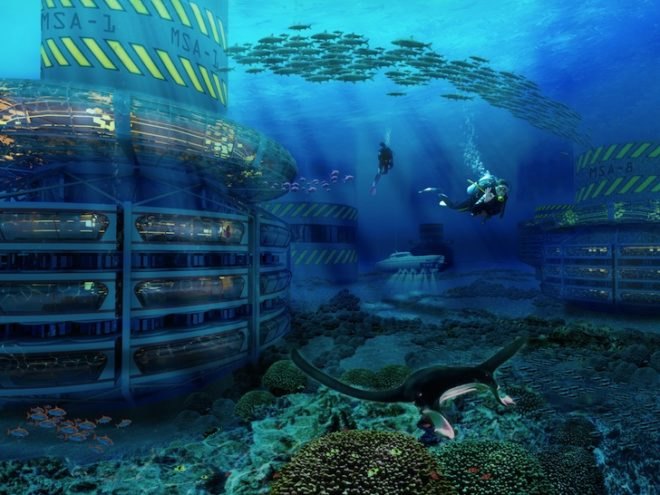 Grand Cancun, clean energy, renewable energy, solar power, wave energy, offshore eco-platform, wind energy, rainwater harvesting, desalination, Cancun 50th anniversary, green design, sustainable design, ocean cleanup system, zero carbon footprint
