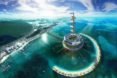 Grand Cancun, clean energy, renewable energy, solar power, wave energy, offshore eco-platform, wind energy, rainwater harvesting, desalination, Cancun 50th anniversary, green design, sustainable design, ocean cleanup system, zero carbon footprint