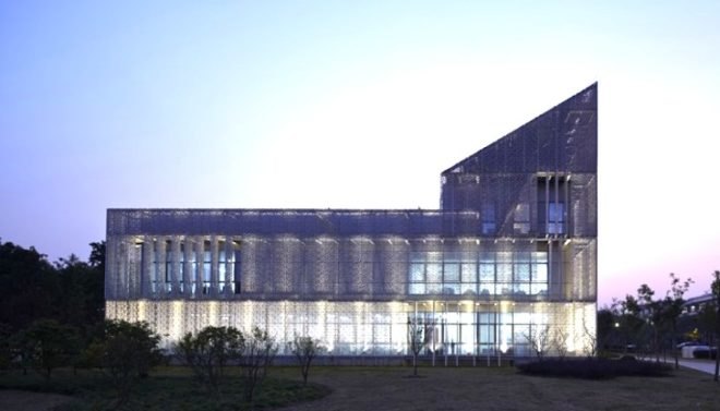 Green Energy Lab, Archea, Shanghai, China, Minhang Campus, Jiao Tung University, Italian Ministry of Environment, solar power, clean tech, double skin, natural cooling, skylight, rooftop photovoltaic