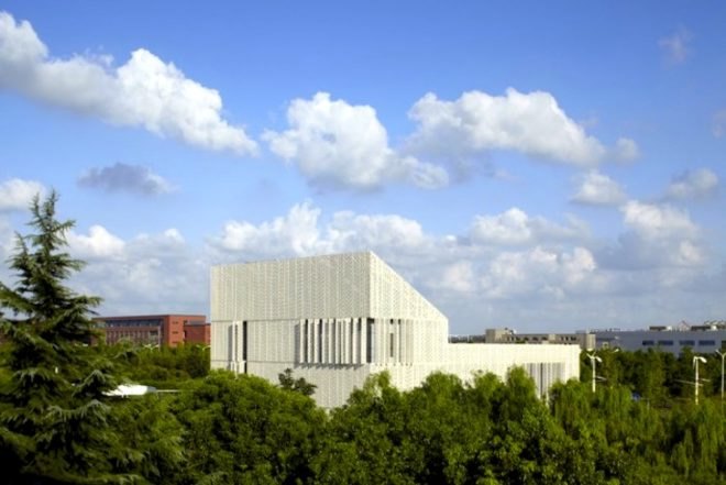 Green Energy Lab, Archea, Shanghai, China, Minhang Campus, Jiao Tung University, Italian Ministry of Environment, solar power, clean tech, double skin, natural cooling, skylight, rooftop photovoltaic