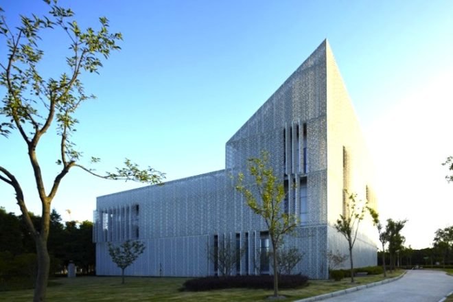 Green Energy Lab, Archea, Shanghai, China, Minhang Campus, Jiao Tung University, Italian Ministry of Environment, solar power, clean tech, double skin, natural cooling, skylight, rooftop photovoltaic