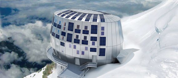 Group-H, self-sufficient, Refuge du Goûter, Mont Blanc, Architecture, Water Issues, Renewable Energy, energy efficiency, Green Materials,
