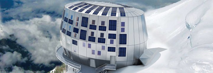 Group-H, self-sufficient, Refuge du Goûter, Mont Blanc, Architecture, Water Issues, Renewable Energy, energy efficiency, Green Materials,