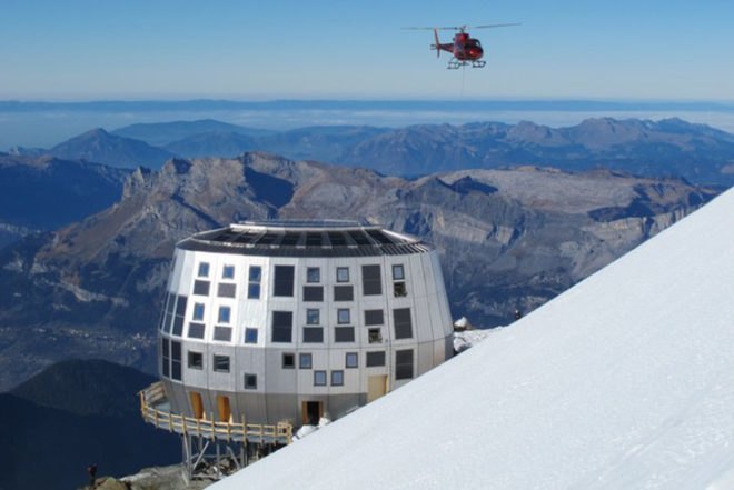 Group-H, self-sufficient, Refuge du Goûter, Mont Blanc, Architecture, Water Issues, Renewable Energy, energy efficiency, Green Materials,