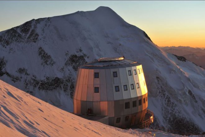 Group-H, self-sufficient, Refuge du Goûter, Mont Blanc, Architecture, Water Issues, Renewable Energy, energy efficiency, Green Materials,