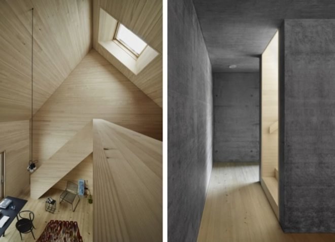 vernacular architecture, Austria, sustainable timber, wood-fired stove, green design, sustainable design, eco-design, green design, cabin in Austria, local timber, daylighting