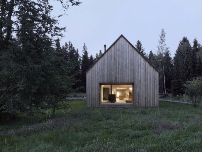 vernacular architecture, Austria, sustainable timber, wood-fired stove, green design, sustainable design, eco-design, green design, cabin in Austria, local timber, daylighting