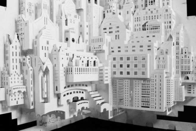 green design, eco design, sustainable design, paper architecture, paper sculpture, Ingrid Siliakus