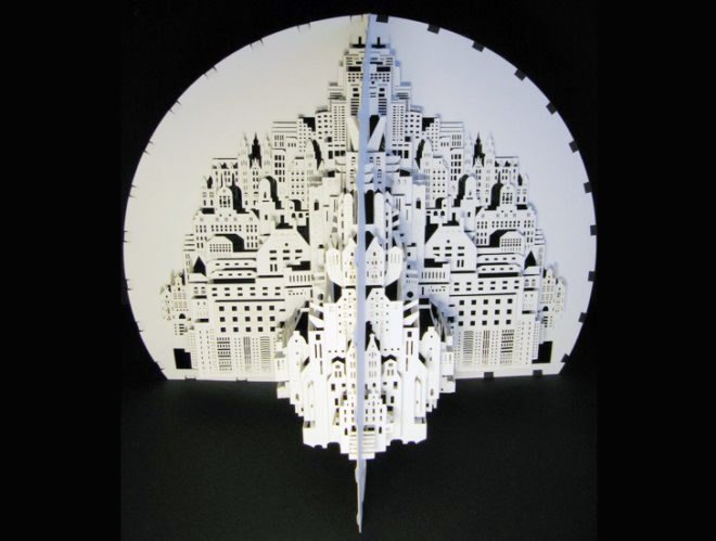 green design, eco design, sustainable design, paper architecture, paper sculpture, Ingrid Siliakus
