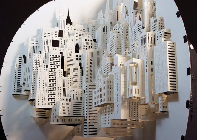 green design, eco design, sustainable design, paper architecture, paper sculpture, Ingrid Siliakus