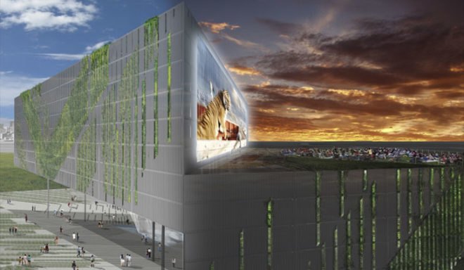 Taichung City Cultural Center, LOT-EK, shipping containers, recycled shipping containers, Taichung