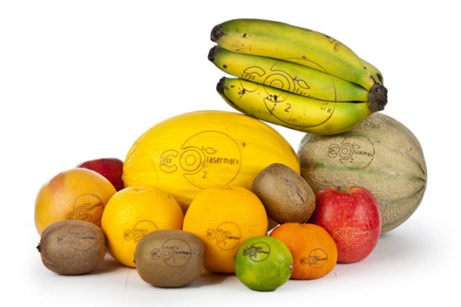 Laser Food labels, EU ruling, lasering fruit, lasered food, food tattoos, Laser Food Valencia, green technology, food art, sustainable food, food chemicals, laser labels, food industry