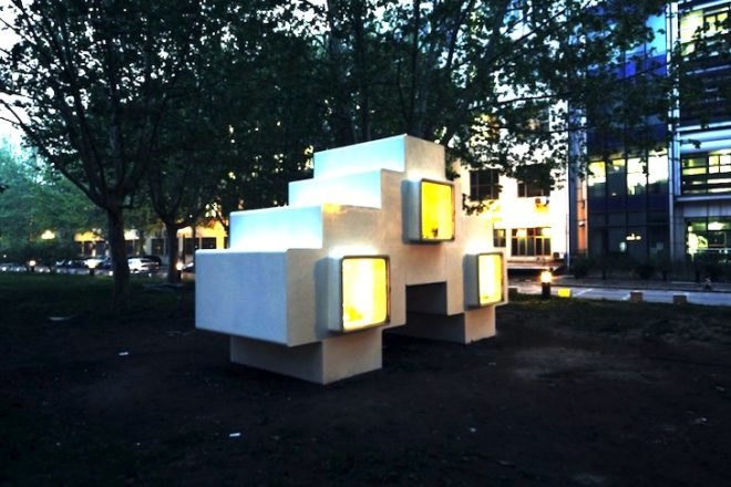 Micro House, Studio Liu Lubin, tiny homes, green design, modular design, sustainable design, eco-design, chinese housing, tetris-like house, stackable homes