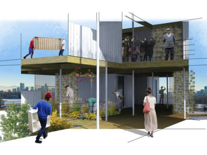 Micro Urban, Studio de Arquitectura y Ciudad, micro housing ideas competition, tiny homes, micro homes, prefab housing, modular housing, denver