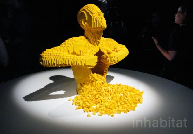 green design, eco design, sustainable design, LEGOs, Discovery TImes Square, Nathan Sawaya, Lego artist