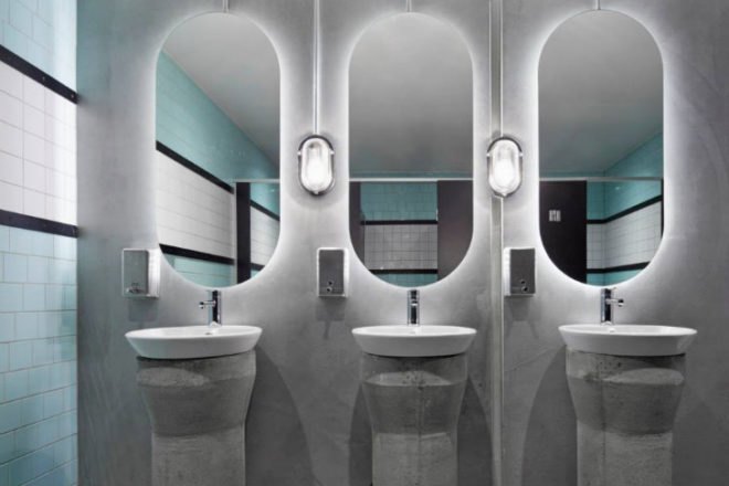 Prahran Hotel, Techne Architects, melbourne, bar, pub, pipes, recycled materials, reclaimed materials, daylighting