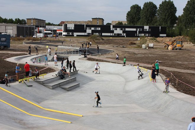 Rabalder Park, Nordarch design, Index Awards 2013, rainwater collection, rainwater harvesting, rainwater, sustainable park Denmark, urban design, skate park Roskilde, recreational spaces