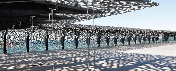 green design, eco design, sustainable design, Double skinned facade, MuCEM, Rudy Ricciotti architectes, J4, Mediterranean observatory, Fort Saint-Jean