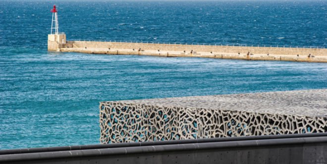 green design, eco design, sustainable design, Double skinned facade, MuCEM, Rudy Ricciotti architectes, J4, Mediterranean observatory, Fort Saint-Jean