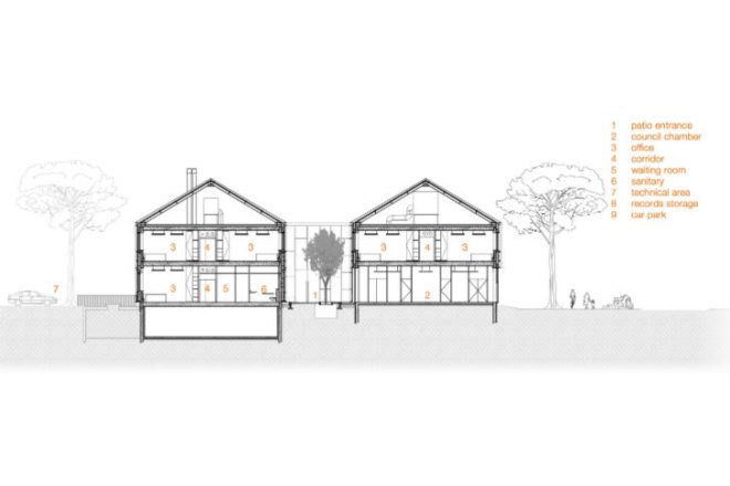 Salorge, Atelier Arcau, pornic, france, timber, solar shading, energy efficient building,