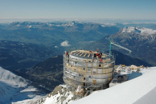 Group-H, self-sufficient, Refuge du Goûter, Mont Blanc, Architecture, Water Issues, Renewable Energy, energy efficiency, Green Materials,
